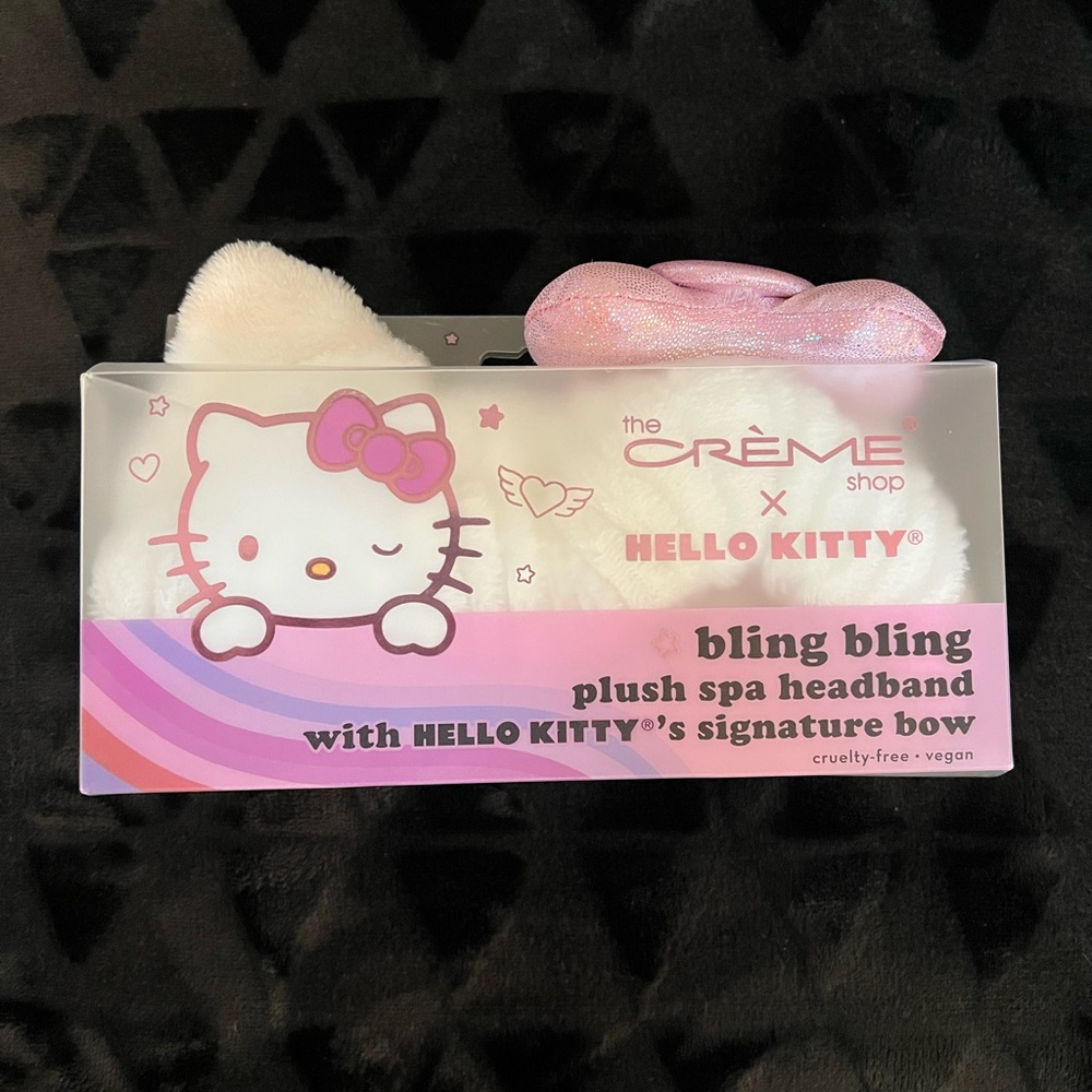 Hello Kitty Bling Bling Plush Spa Headband